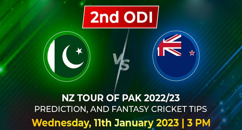 2nd ODI - PAK vs NZ 2023