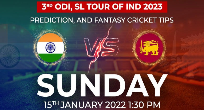 3rd ODI - IND vs SL 2023
