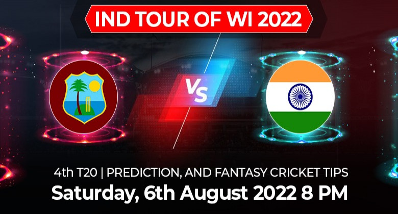 WEST INDIES VS INDIA: 4th T20