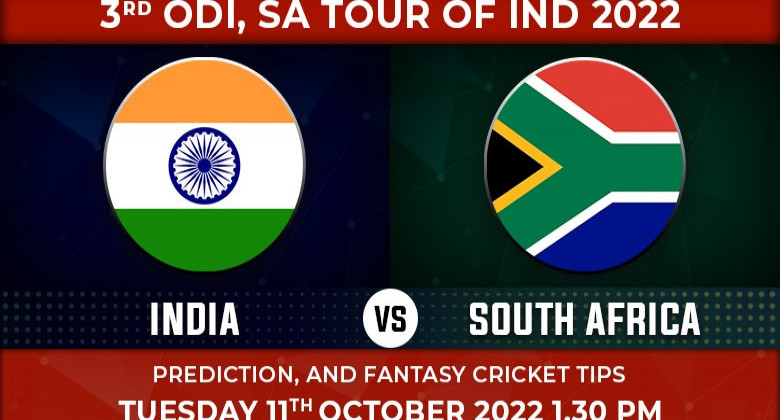 INDIA VS SOUTH AFRICA 2022: 3rd ODI