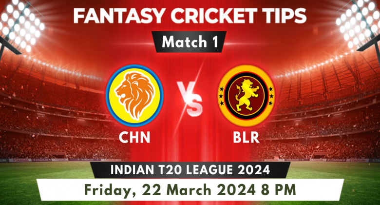 Chn Vs Blr Match 1 2024 Predictions Pitch Report Fantasy Tips Chn Vs Blr Match 1 2024 Predictions Pitch Report Fantasy Tips