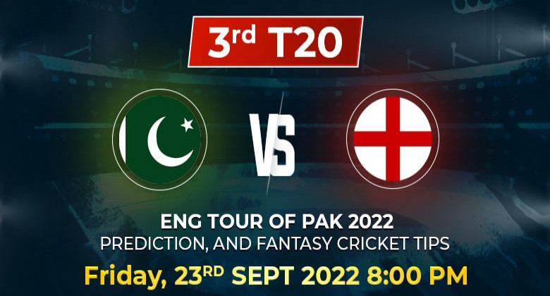 PAKISTAN VS ENGLAND 2022: 3rd T20I
