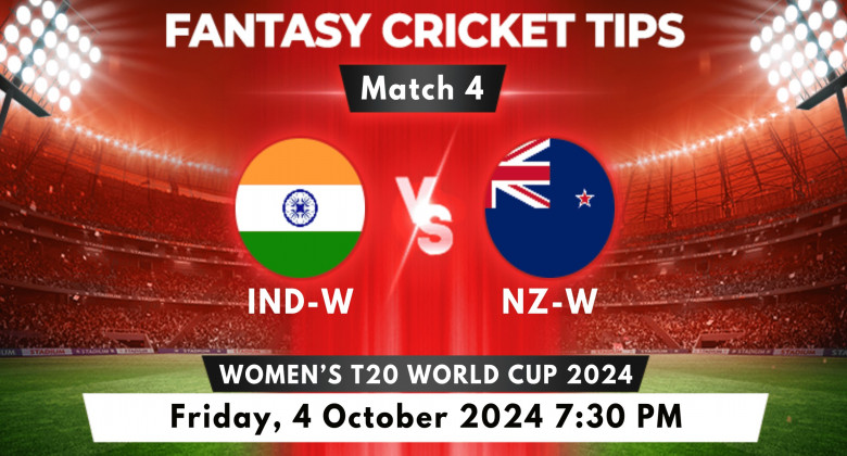 IND-W vs NZ-W 2024 Women's T20 World Cup Match 4