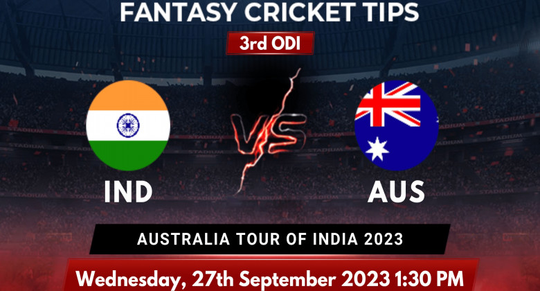 India vs Australia 2023 3rd ODI Match Prediction