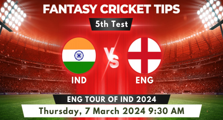 India vs England 5th Test 2024 Prediction
