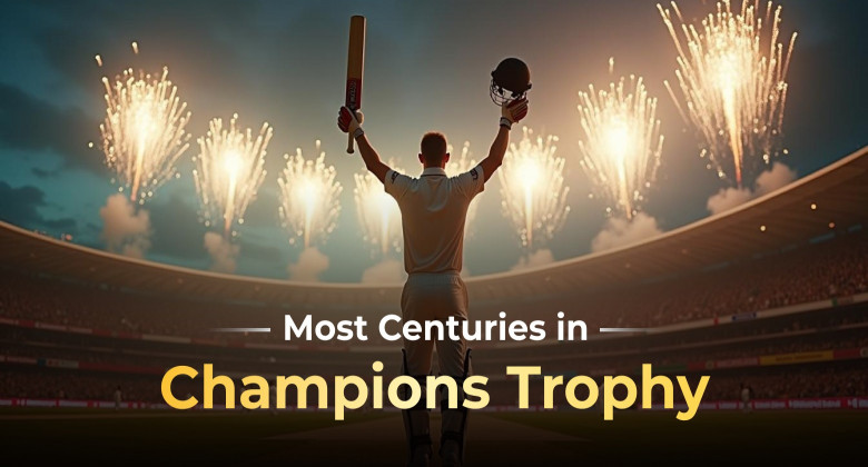 Most centuries in champions trophy