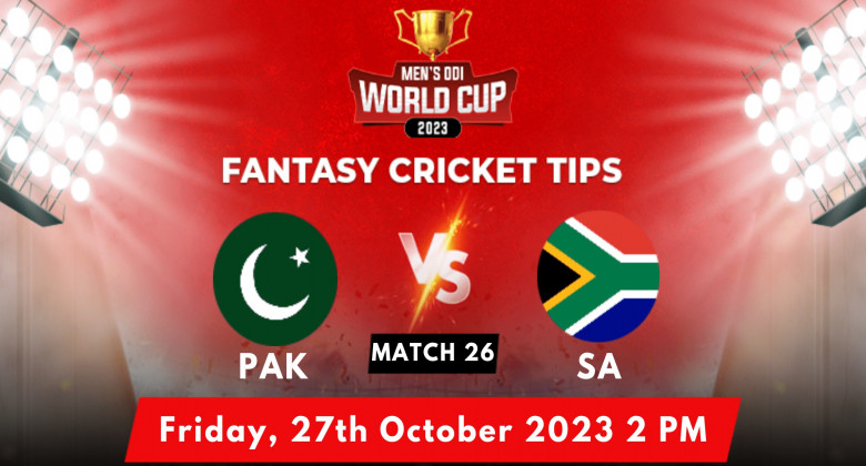 Pakistan vs South Africa ODI World Cup 2023 Match Prediction