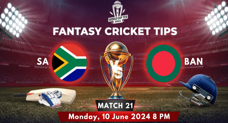 SA vs BAN Match 21 T20 World Cup 2024 Prediction