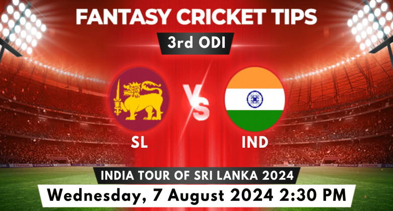 SL vs IND 3rd ODI 2024 Prediction