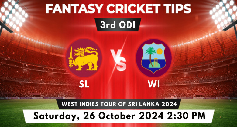 SL vs WI 3rd ODI 2024 Prediction