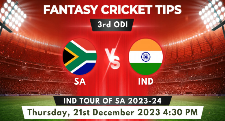 South Africa vs India 3rd ODI 2023 Prediction