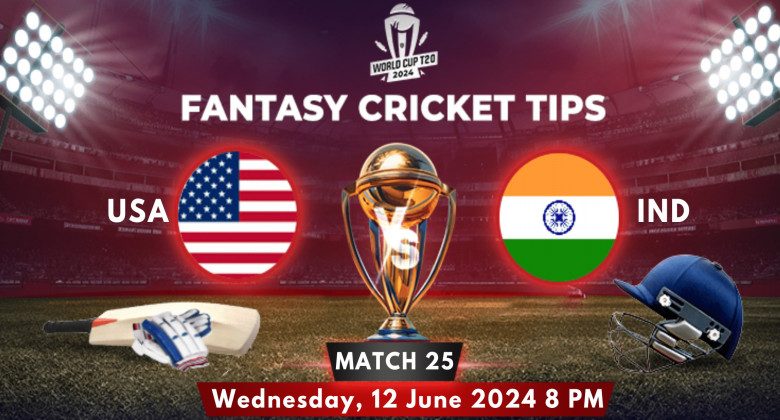USA vs IND Match 25 T20 World Cup 2024 Prediction