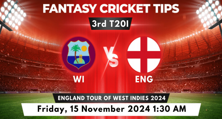 WI vs ENG 3rd T20 2024 Prediction