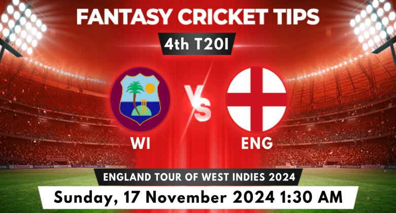 WI vs ENG 4th T20 2024 Prediction