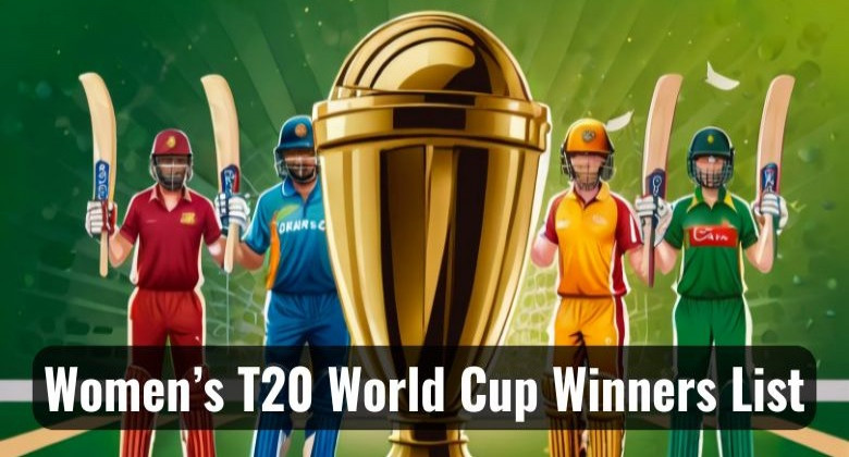 Women's T20 World Cup Winners List