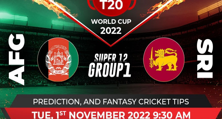 AFGHANISTAN VS SRI LANKA: T20 WORLD CUP 2022